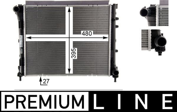 Radiator, racire motor MAHLE BEHR *** PREMIUM LINE *** CR 1586 000P