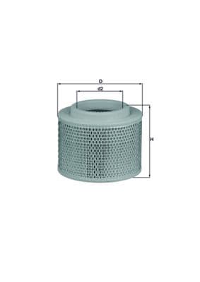 Filtru aer MAHLE LX 2808/1