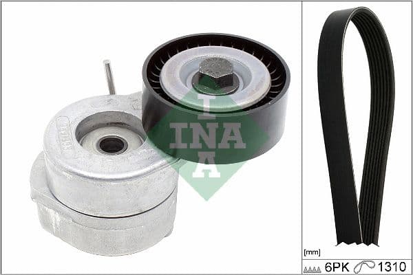 Set curea transmisie cu caneluri Schaeffler INA 529 0506 10