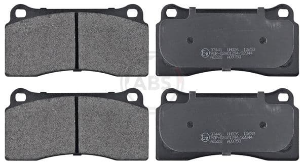set placute frana,frana disc ABS 37441