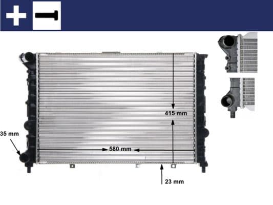 Radiator, racire motor MAHLE BEHR CR 521 000S