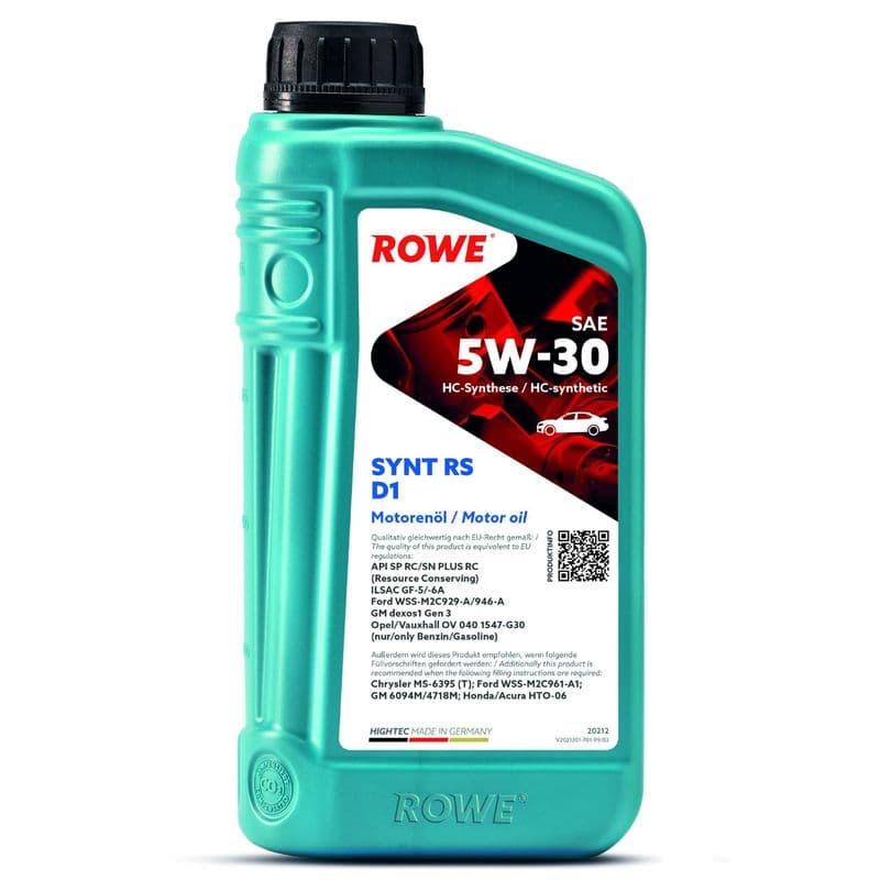 ulei de motor ROWE HIGHTEC SYNT RS D1 SAE 5W-30 20212-0010-99