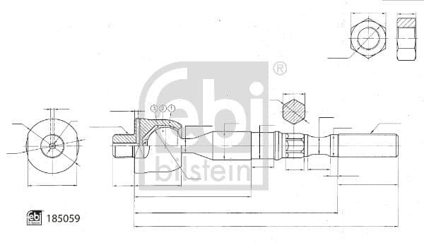 Bieleta de directie FEBI BILSTEIN 185059