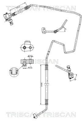 conducta presiune variabila,aer conditionat TRISCAN 9010 28059