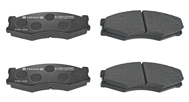 set placute frana,frana disc FERODO PREMIER ECO FRICTION FDB340
