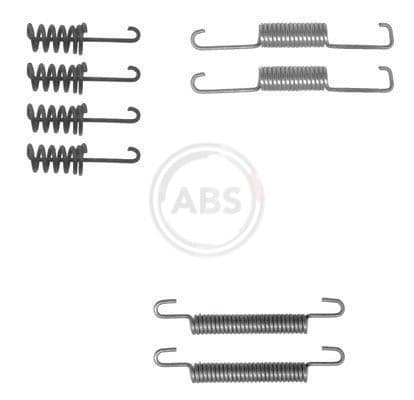 set accesorii, saboti frana parcare ABS 0774Q