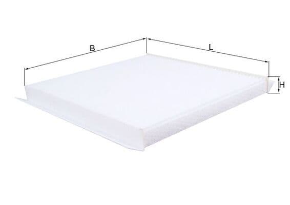 Filtru, aer habitaclu MAHLE LA 1274