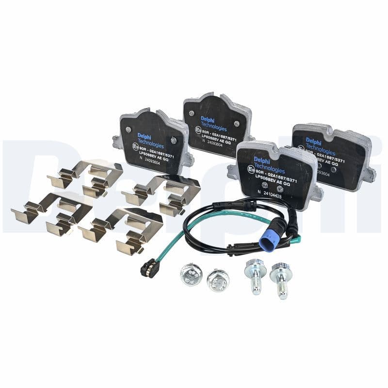 set placute frana,frana disc DELPHI LP5068EV