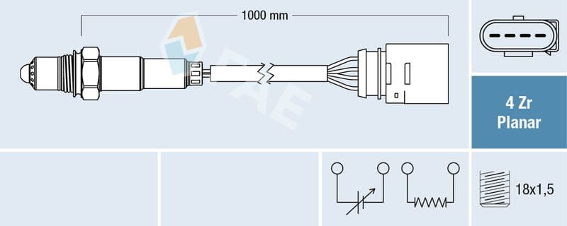 Sonda Lambda FAE 77404