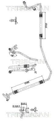 conducta presiune variabila,aer conditionat TRISCAN 9010 23012