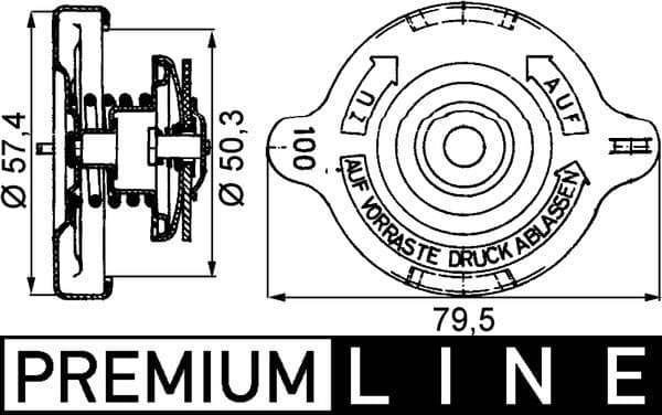 buson,radiator MAHLE BEHR *** PREMIUM LINE *** CRB 14 000P