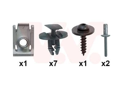 Set montaj, aripa laterala VAN WEZEL 4029796