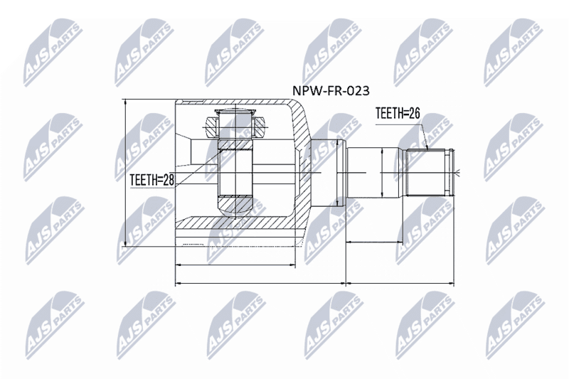 Set articulatie, planetara NTY NPW-FR-023