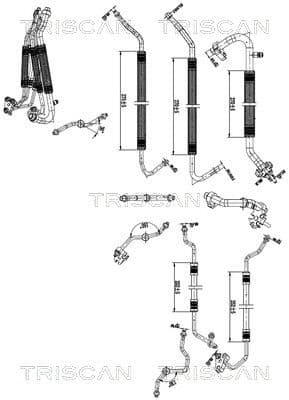 conducta presiune variabila,aer conditionat TRISCAN 9010 81011