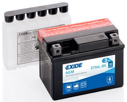 Baterie de pornire EXIDE AGM 3Ah 12V
