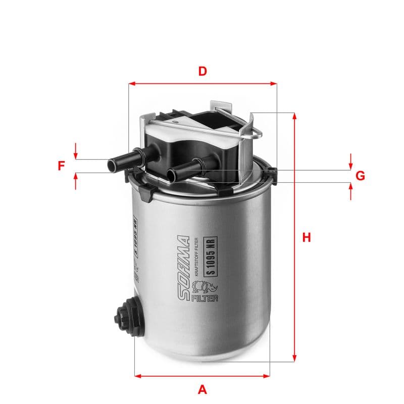 filtru combustibil SOFIMA S 1095 NR