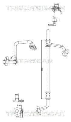 conducta presiune variabila,aer conditionat TRISCAN 9010 16083
