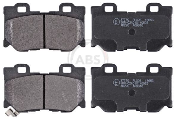 set placute frana,frana disc ABS 37769