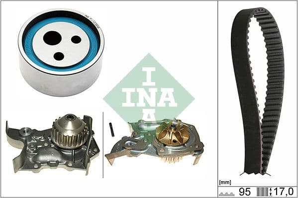 Set pompa apa + curea dintata Schaeffler INA 530 0018 32