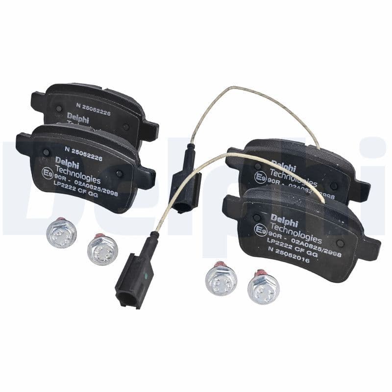 set placute frana,frana disc DELPHI LP2222