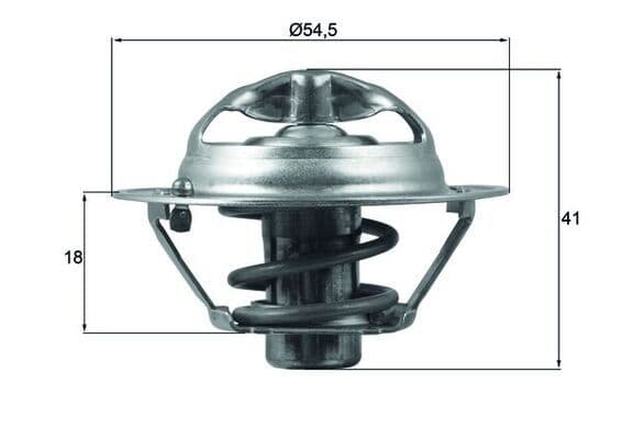 termostat,lichid racire MAHLE BEHR TX 162 82D