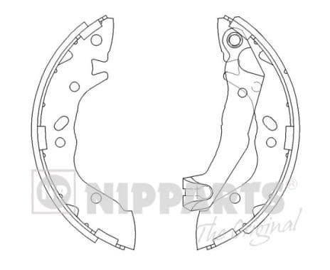 Set saboti frana NIPPARTS J3500509