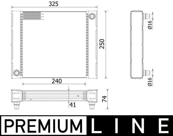 Radiator, racire motor MAHLE BEHR *** PREMIUM LINE *** CR 940 000P