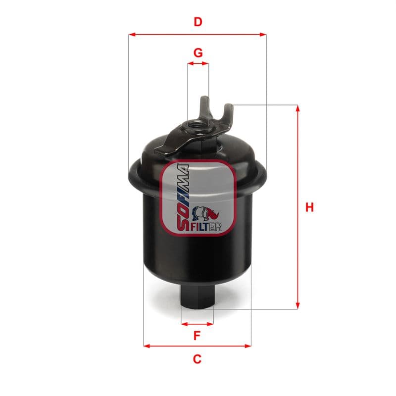 filtru combustibil SOFIMA S 1621 B