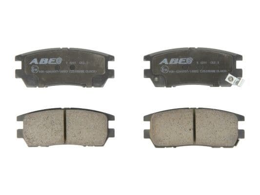 set placute frana,frana disc ABE C25005ABE