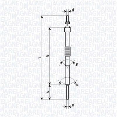 Bujie incandescenta MAGNETI MARELLI 062900129304
