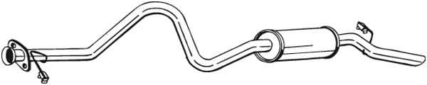 Toba esapament finala BOSAL 283-715