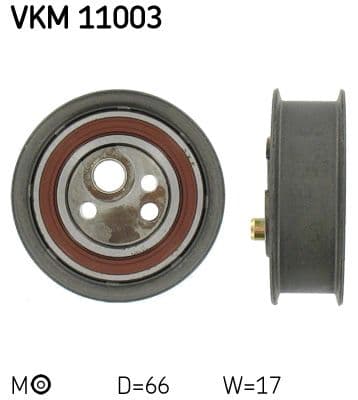 rola intinzator,curea distributie SKF VKM 11003