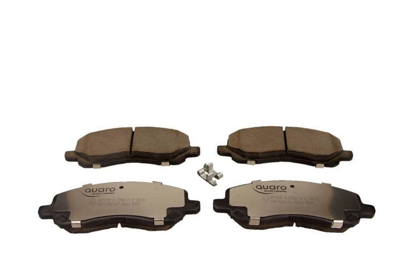 set placute frana,frana disc QUARO SILVER CERAMIC QP7145C