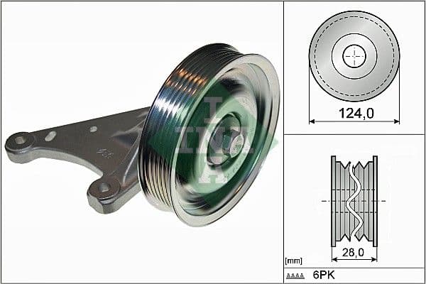 Rola ghidare/conducere, curea transmisie Schaeffler INA 532 0773 10