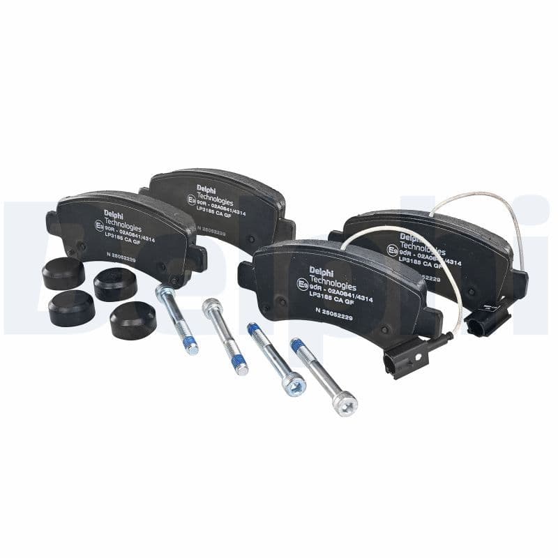 set placute frana,frana disc DELPHI LP3185