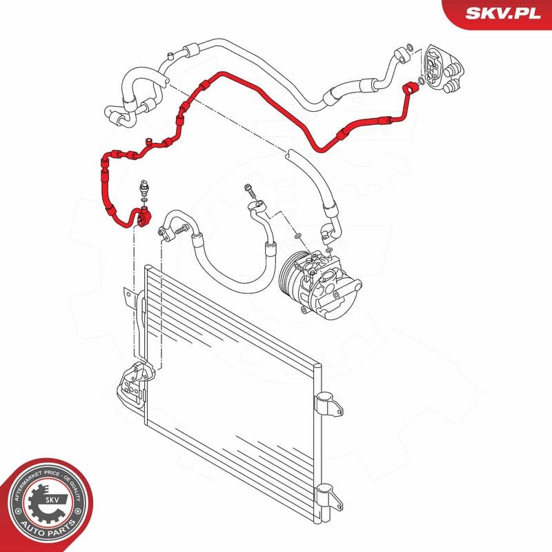 conducta presiune variabila,aer conditionat ESEN SKV 43SKV554