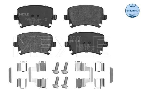 set placute frana,frana disc MEYLE -ORIGINAL: True to OE. 025 239 1417