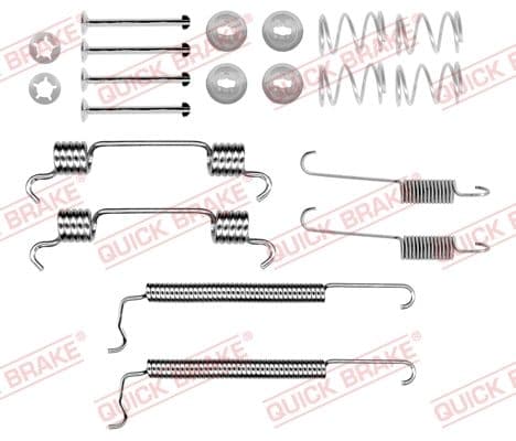 Set accesorii, sabot de frana QUICK BRAKE 105-0849
