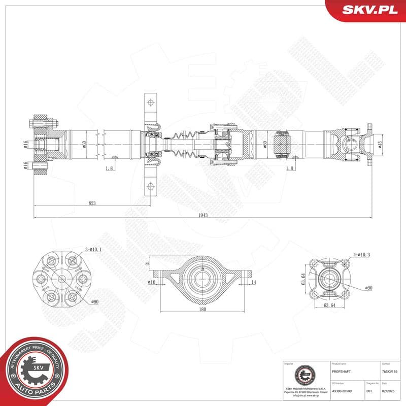 Planetara ESEN SKV 76SKV185