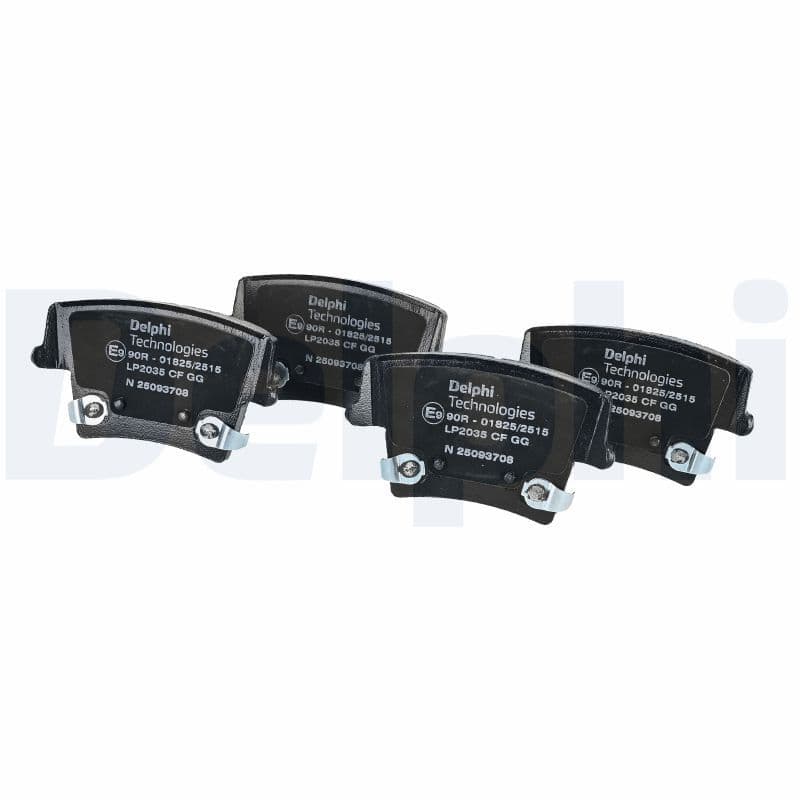 set placute frana,frana disc DELPHI LP2035