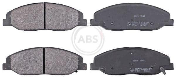 set placute frana,frana disc A.B.S. 38426