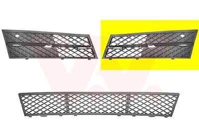 Grila ventilatie, bara protectie VAN WEZEL 0617591