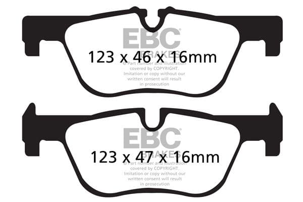 set placute frana,frana disc EBC Brakes DP22132