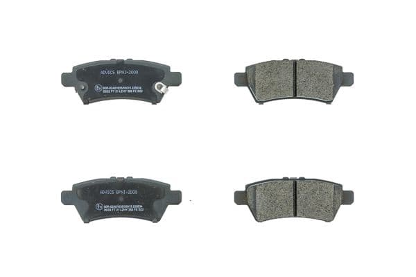 set placute frana,frana disc AISIN Premium ADVICS by BPNI-2008
