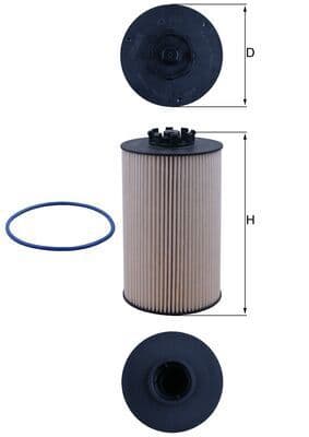 filtru combustibil MAHLE KX 658D