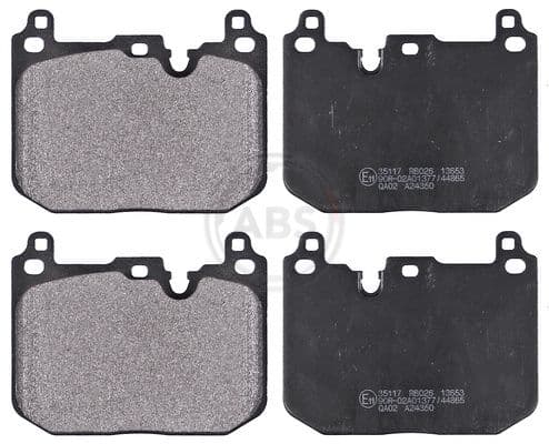 set placute frana,frana disc ABS 35117