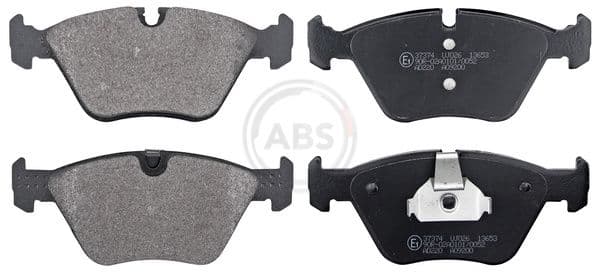 set placute frana,frana disc ABS 37374