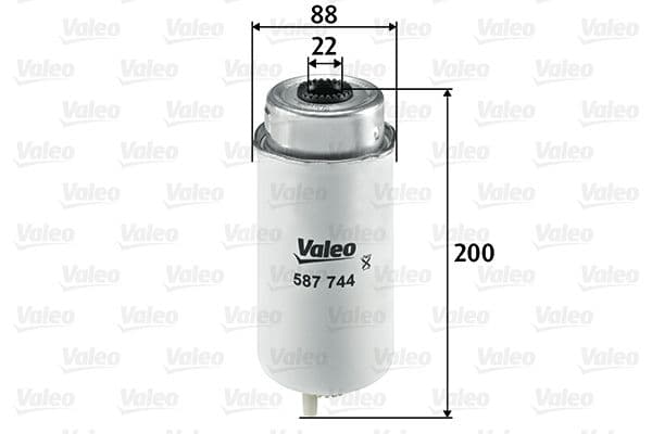 filtru combustibil VALEO 587744