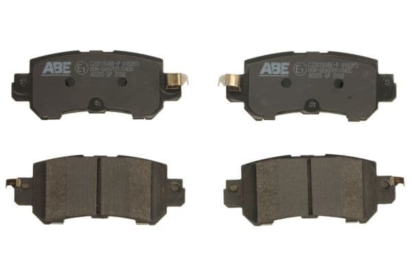 set placute frana,frana disc ABE C23018ABE-P