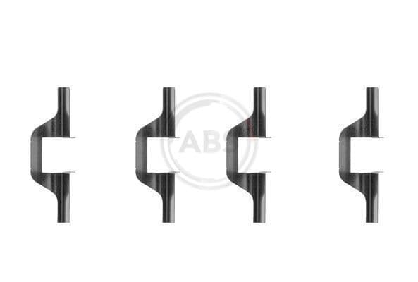 Set accesorii, placute frana ABS 1263Q